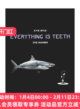 英文原版 Everything Is Teeth 鲨鱼的大牙齿 Evie Wyld漫画 Joe Sumner 精装 英文版 进口英语原版书籍