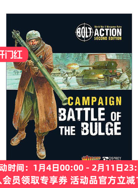英文原版 Bolt Action Campaign Battle of the Bulge 桌面战争兵棋 阿登战役 英文版 进口英语原版书籍