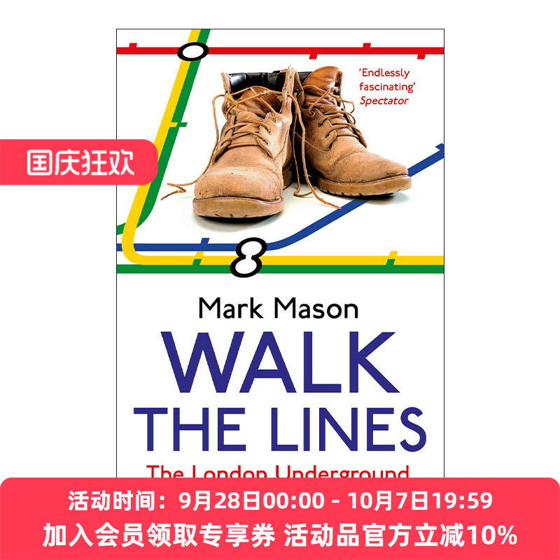 英文原版 Walk the Lines 走遍伦敦地铁线 从交通线路了解一座城市 英文版 进口英语原版书籍