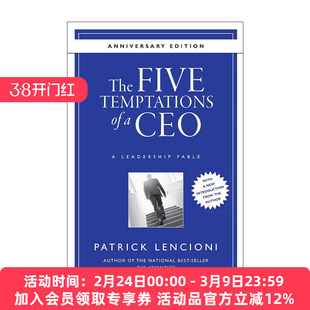 英文原版 The Five Temptations of a CEO 领导者的五大诱惑 应警惕的人性弱点 10周年版 精装 派特里克兰西尼奥 进口英语原版书籍