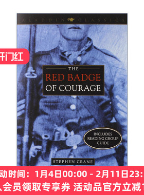 英文原版 The Red Badge of Courage 红色英勇勋章 阿拉丁经典文学系列 英文版 进口英语原版书籍