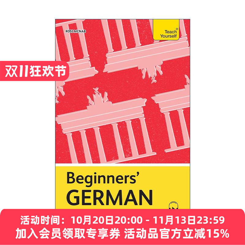 原版 Beginners’ German 德语学习入门指南 附免费音频资源 Teach Yourself 进口原版书籍