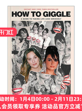 英文原版 How To Giggle 如何开怀大笑 别把生活太当回事 精装 英文版 进口英语原版书籍