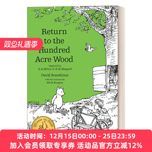 回到百亩森林 英文原版 Return to the Hundred Acre Wood 精装 Winnie-The-Pooh – Classic Editions 英文版 进口英语原版书籍