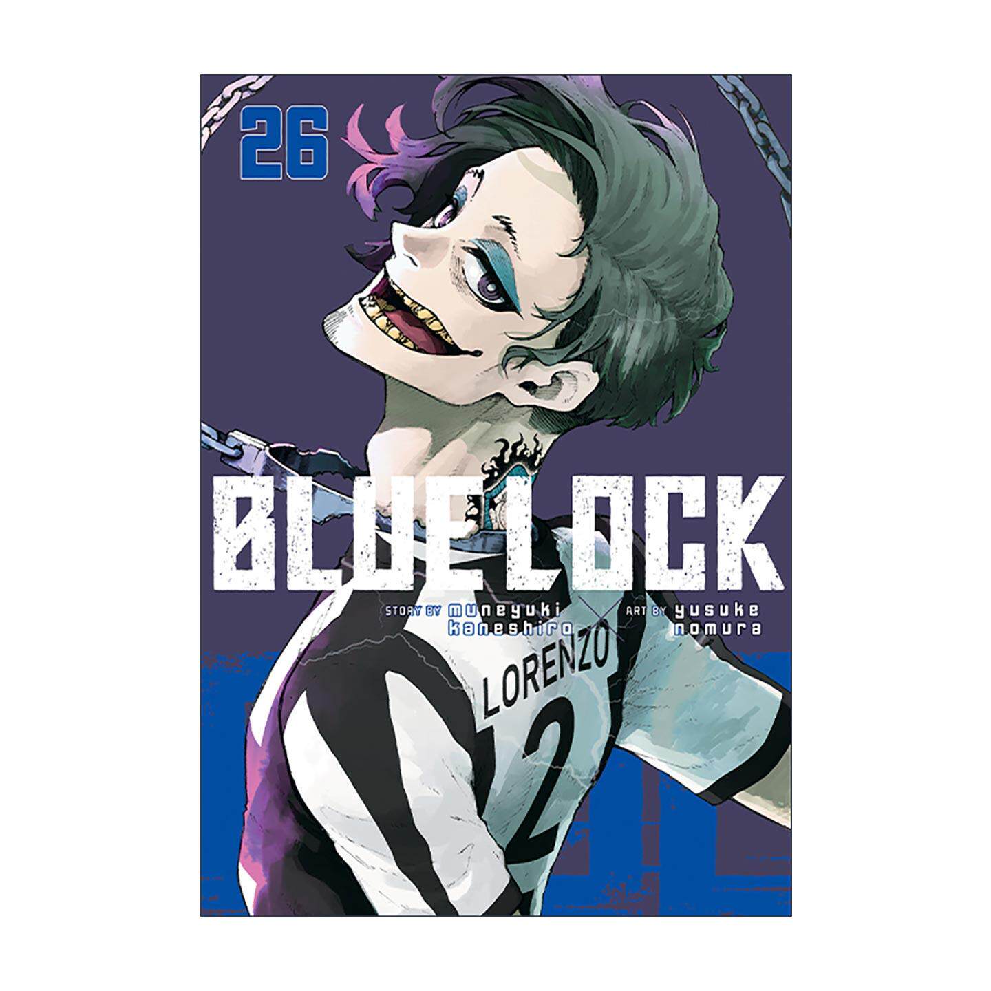 英文原版 Blue Lock 26 蓝色监狱系列26 同名日本动漫 足球体育漫画 野村优介 英文版 进口英语原版书籍