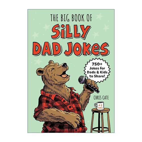 英文原版 The Big Book of Silly Dad Jokes 搞笑老爸笑话大全 双关语 谜语 脑静急转弯 儿童益智游戏活动书 英文版 进口英语原版