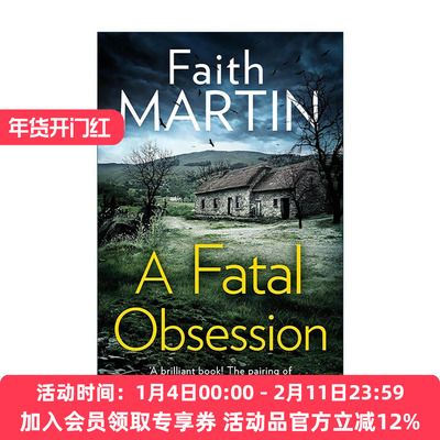 英文原版 A Fatal Obsession 致命痴迷 Ryder and Loveday探案系列 Faith Martin畅销侦探推理小说 英文版 进口英语原版书籍