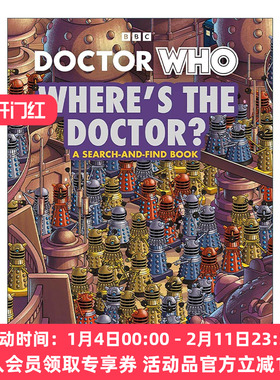 英文原版 Doctor Who Where's the Doctor 神秘博士在哪里 趣味找找书 英文版 进口英语原版书籍
