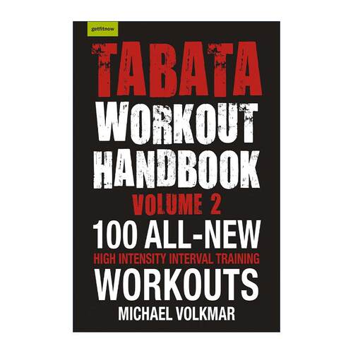 英文原版 Tabata Workout Handbook  Volume 2 塔巴塔训练手册 卷二 高强度间歇训练HIIT 健身指南 英文版 进口英语原版书籍