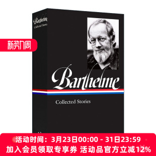 英文原版小说 Donald Barthelme Collected Stories LOA #343 唐纳德 巴塞尔姆 故事集萃 精装美国文库 英文版 进口英语原版书籍