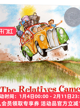 亲朋自远方来 英文原版 The Relatives Came 凯迪克银奖绘本 Cynthia Rylant 儿童英语启蒙 图画故事书 大开本 英文版进口原版书籍