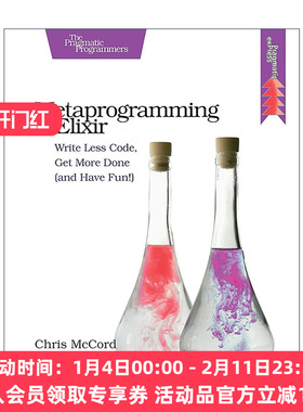 英文原版 Metaprogramming Elixir 元编程灵丹妙药 编写更少代码 完成更多工作 资深程序员Chris McCord 英文版 进口英语原版书籍