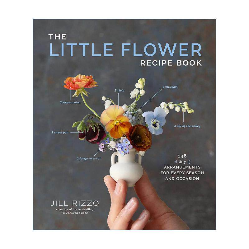 英文原版 The Little Flower Recipe Book 小花插花指南 精装艺术图册 Jill Rizzo 英文版 进口英语原版书籍