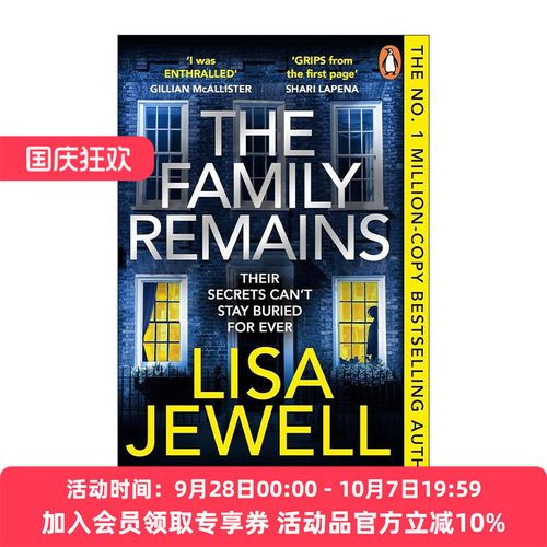 英文原版 The Family Remains 楼上那家人2 丽莎·杰威尔 畅销悬疑小说 英文版 进口英语原版书籍