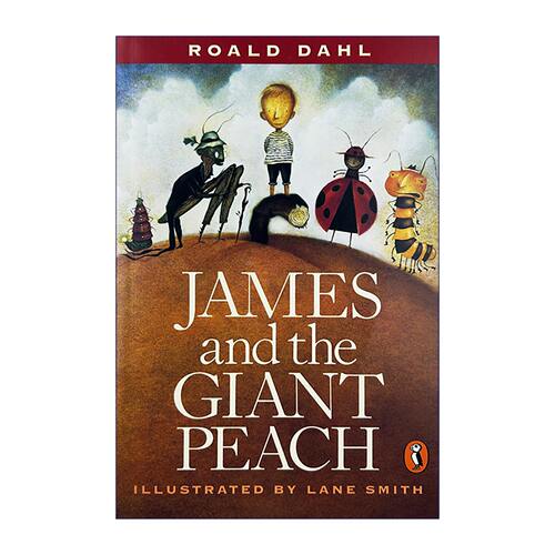 英文原版 James And The Giant Peach 詹姆斯和大仙桃 美版 儿童文学读物 英文版 进口英语原版书籍