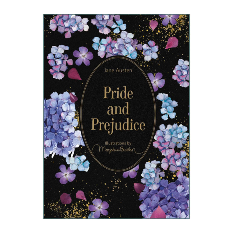 傲慢与偏见 精装收藏 英文原版 Pride and Prejudice 彩色插图版 插画师荷兰水彩画家Marjolein Bastin 英文版 进口英语原版书籍
