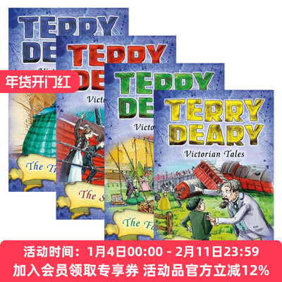 英文原版 Terry Deary's Historical Talesy Victorian Tales 维多利亚时代的故事4册 儿童章节桥梁书 英文版 进口英语原版书籍