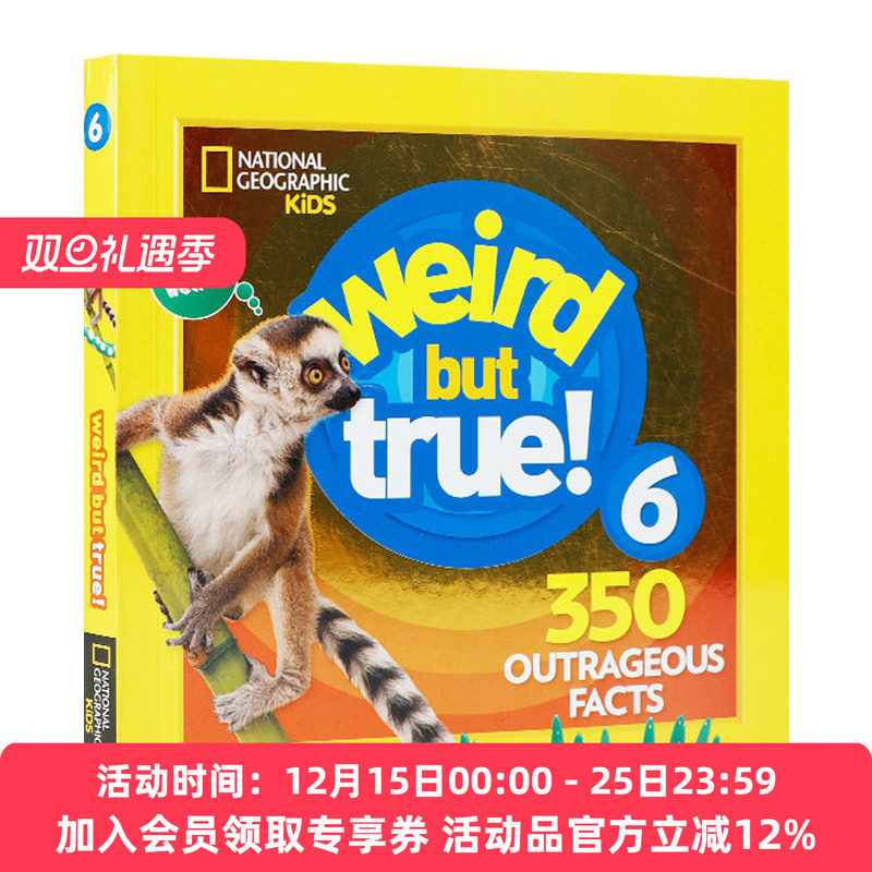 英文原版 Weird But True 6: Expanded Edition 真的好奇怪6 英文版