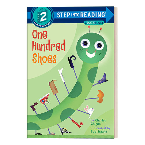 我有一百双鞋 英文原版 Step into Reading 2 - One Hundred Shoes 兰登分级阅读2 英文版 进口英语原版书籍