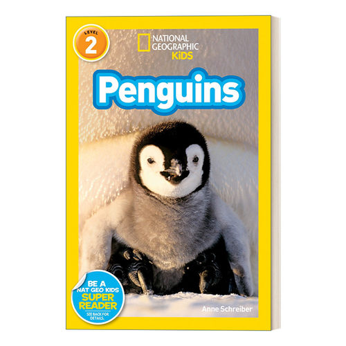 英文原版 National Geographic Kids Readers L2 Penguins 国家地理儿童分级读物第2级 企鹅 英文版 进口英语原版书籍