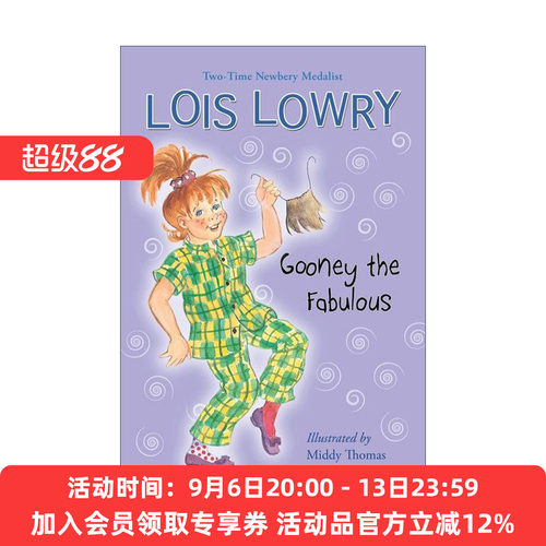神话般的信天翁格林 英文原版 Gooney the Fabulous 章节书 纽伯瑞获奖作者Lois Lowry洛伊丝劳里 英文版 进口英语原版书籍