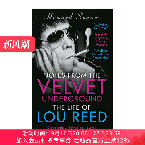 英文原版 Notes from the Velvet Underground 地下丝绒笔记 卢·里德传记 英文版 进口英语原版书籍