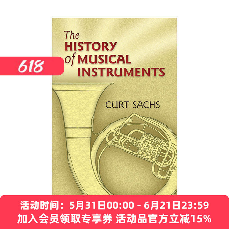 英文原版 The History of Musical Instruments 乐器史 Curt Sachs 英文版 进口英语原版书籍