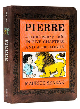 皮埃尔寓言故事 英文原版绘本 Pierre Board Book Sendak桑达克纸板书 廖彩杏书单韵文绘本 英文版 进口英语原版书籍