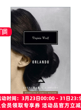 英文原版 Orlando Everyman's Library Contemporary Classics Series奥兰多 Virginia Woolf弗吉尼亚·伍尔夫 人人图书馆当代经典