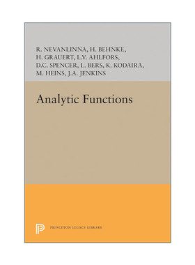 英文原版 Analytic Functions Princeton Legacy Library 分析函数 菲尔兹奖得主Lars Valerian Ahlfors 数学 进口英语原版书籍