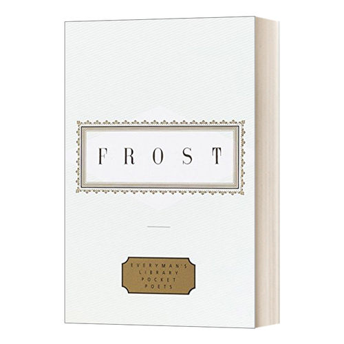 英文原版小说 Frost Poems Edited by John Hollander 罗伯特·弗罗斯特 诗歌 人人图书馆口袋诗人系列 精装 英文版 进口英语书籍