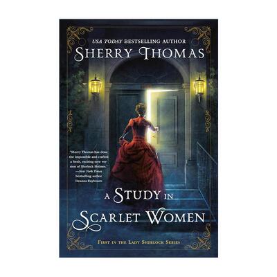 英文原版 A Study in Scarlet Women Lady Sherlock 01 福尔摩斯小姐1 贝克街的淑女侦探 女性推理小说 英文版 进口英语原版书籍