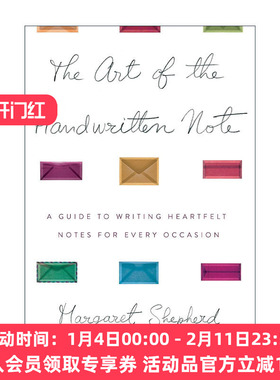 英文原版 The Art of the Handwritten Note 手写笔记的艺术 恢复文明交流指南 英文书写与设计作者Margaret Shepherd 精装 英文版