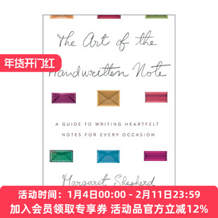 英文原版 The Art of the Handwritten Note 手写笔记的艺术 恢复文明交流指南 英文书写与设计作者Margaret Shepherd 精装 英文版
