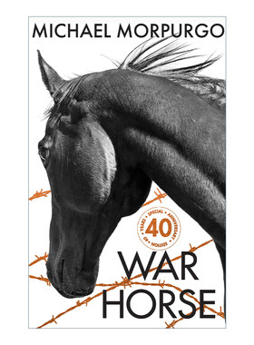 战马 英文原版小说 War Horse 40Th Anniversary Edition 迈克尔莫波格 40周年精装插画版故事书 英文版 进口英语原版书籍