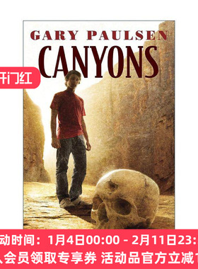 英文原版 Canyons 峡谷 青少年冒险小说 纽伯瑞奖得主 手斧男孩作者盖瑞·伯森 英文版 进口英语原版书籍