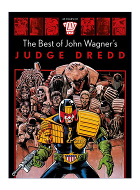 特警判官漫画集  英文原版 The Best of John Wagner's Judge Dredd 精装 英文版 进口英语原版书籍