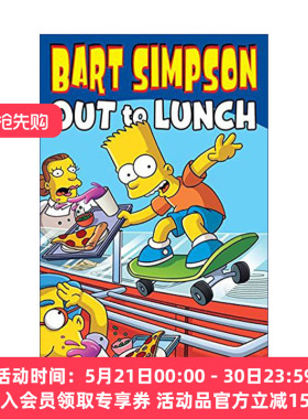 英文原版 Bart Simpson Out to Lunch 辛普森一家漫画 午餐队伍 英文版 进口英语原版书籍