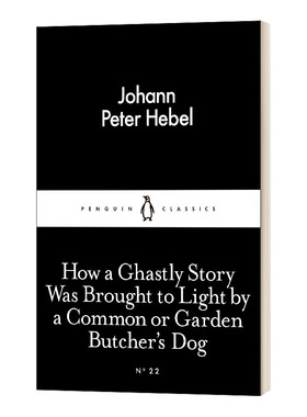 英文原版 How a Ghastly Story Was Brought to Light by a Common or Garden Butcher's Dog 小黑书 英文版 进口英语原版书籍
