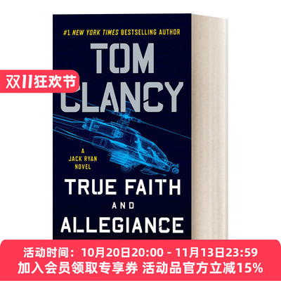 英文原版 Tom Clancy True Faith and Allegiance 汤姆·克兰西 真正的信仰和忠诚 惊悚悬疑军事小说 Mark Greaney 英文版 进口书