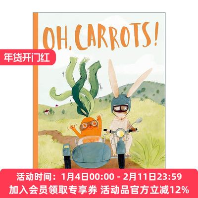 英文原版 Oh Carrots 哎呀 胡萝卜 儿童故事绘本精装 西班牙插画师 Mariajo Ilustrajo 英文版 进口英语原版书籍