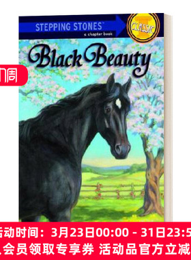 英文原版 Black Beauty 黑美人 英文版 A Stepping Stone Book Classic 进口英语原版书籍