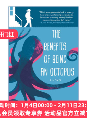 英文原版 The Benefits of Being an Octopus 成为一只章鱼的好处 青少年社会主题小说 英文版 进口英语原版书籍