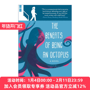 英文原版 The Benefits of Being an Octopus 成为一只章鱼的好处 青少年社会主题小说 英文版 进口英语原版书籍