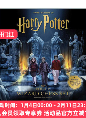 英文原版 Harry Potter The Pop-Up Wizard Chess Set 哈利波特 巫师棋 立体书 英文版 进口英语原版书籍