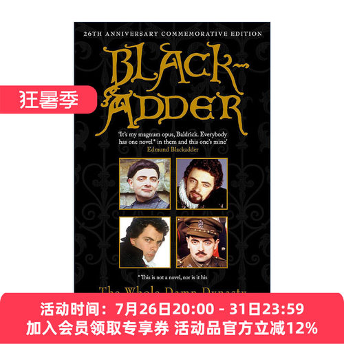 英文原版 Blackadder The Whole Damn Dynasty 英剧黑爵士系列全四季剧本 憨豆先生罗温·艾金森主演 英文版 进口英语原版书籍