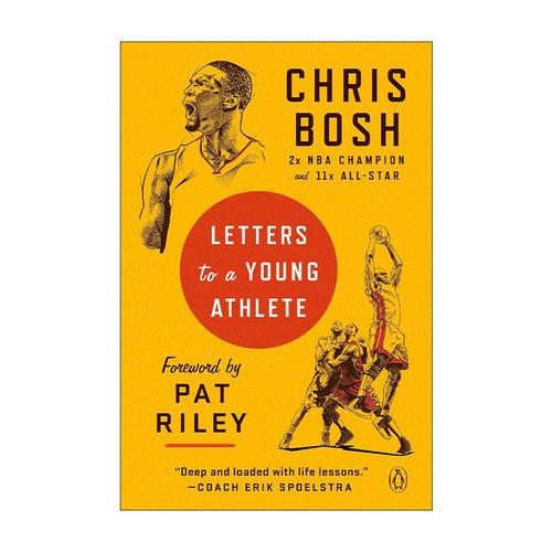 英文原版 Letters to a Young Athlete 给年轻运动员的信 NBA篮球运动员克里斯·波什Chris Bosh自传 英文版 进口英语原版书籍