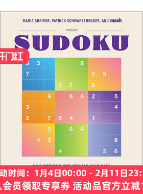 英文原版 200 Stress-Relieving Sudoku Puzzles to Sharpen Your Mind 200个缓解压力的数独游戏 数学谜题 英文版 进口英语原版