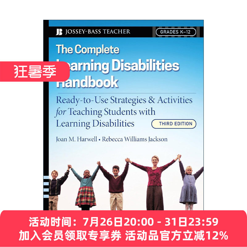 英文原版 The Complete Learning Disabilities Handbook 学习障碍手册 学习障碍学生的教学策略与活动 英文版 进口英语原版书籍