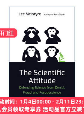 科学态度  英文原版 The Scientific Attitude MIT Press 对抗阴谋论 欺诈 并与伪科学划清界限的科学素养 Lee McIntyre 英文版